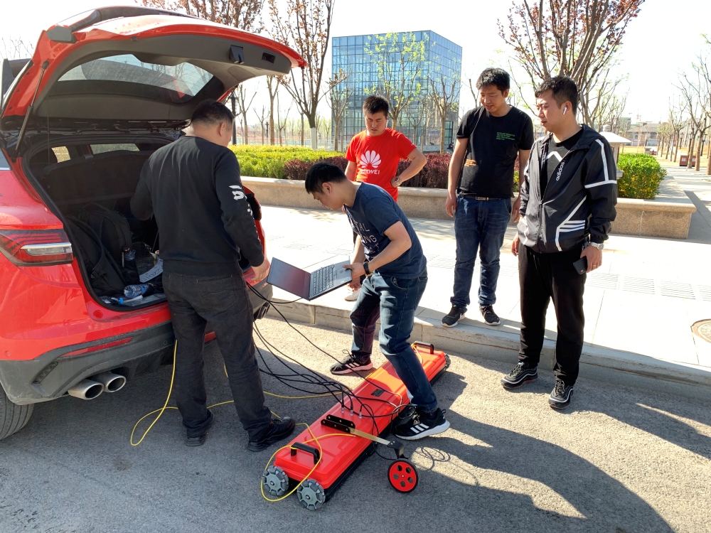 延安市政道路三維陣列雷達檢測